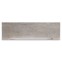 Amirus Grey Wood Bench - Ornate Home