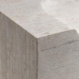 Amirus Grey Wood Bench - Ornate Home