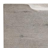 Amirus Grey Wood Bench - Ornate Home