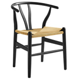 Amish Black 29" Wood Dining Chair - 23x23" - Ornate Home