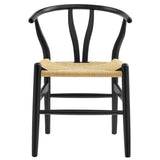 Amish Black 29" Wood Dining Chair - 23x23" - Ornate Home