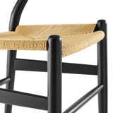 Amish Black 29" Wood Dining Chair - 23x23" - Ornate Home