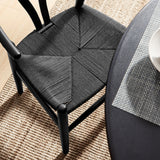 Amish Black 29" Wood Dining Chair - 23x23" - Ornate Home