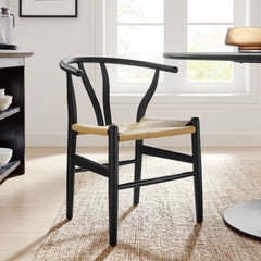 Amish Black 29" Wood Dining Chair - 23x23" - Ornate Home