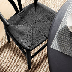 Amish Black 29" Wood Dining Chair - 23x23x28.5" - Ornate Home