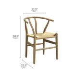Amish Gray 29" Wood Dining Chair - Ornate Home