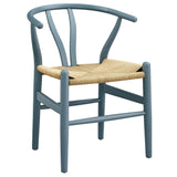 Amish Harbor Blue 29" Wood Dining Chair - Ornate Home