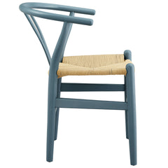 Amish Harbor Blue 29" Wood Dining Chair - Ornate Home