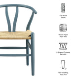 Amish Harbor Blue 29" Wood Dining Chair - Ornate Home