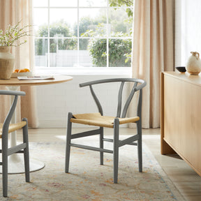 Amish Light Gray 29" Wood Dining Chair - Ornate Home