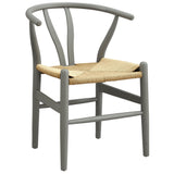 Amish Light Gray 29" Wood Dining Chair - Ornate Home