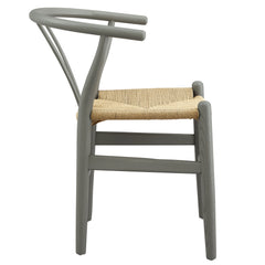 Amish Light Gray 29" Wood Dining Chair - Ornate Home