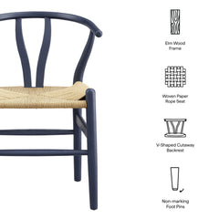 Amish Midnight 29" Wood Dining Chair - Ornate Home