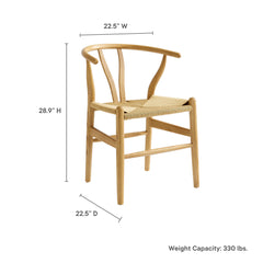 Amish Natural 29" Wood Dining Chair - Ornate Home