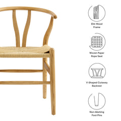 Amish Natural 29" Wood Dining Chair - Ornate Home