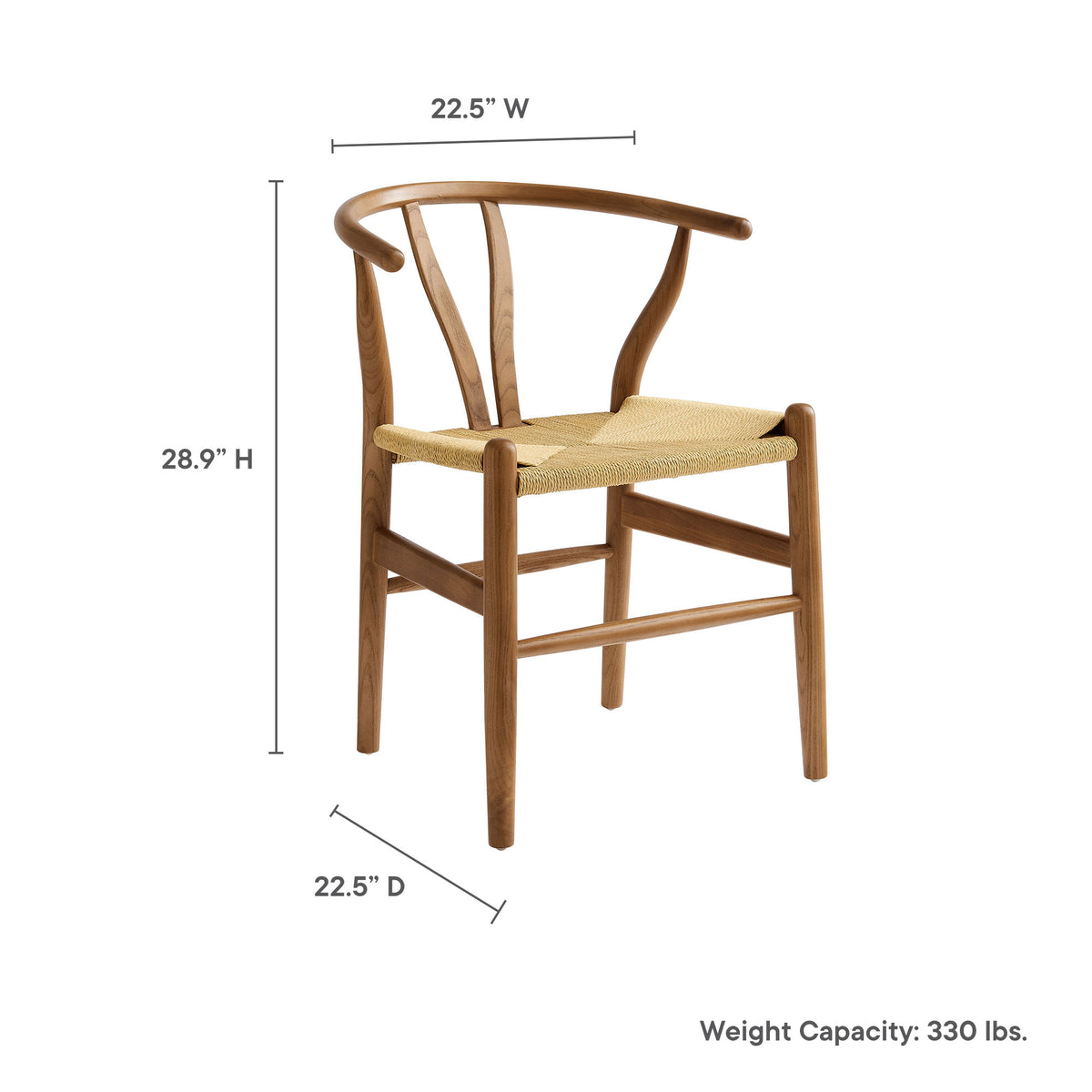 Amish Walnut 29" Wood Dining Chair - Ornate Home