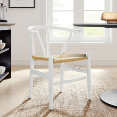 Amish White 29" Wood Dining Chair - Ornate Home