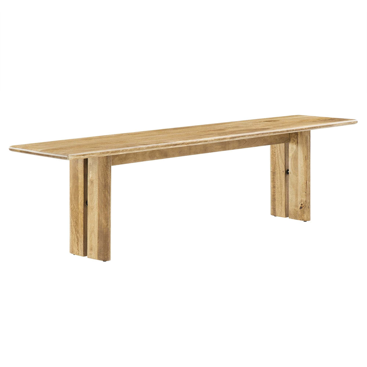 Amistad Oak 72" Wood Bench - Ornate Home
