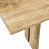 Amistad Oak 72" Wood Bench - Ornate Home