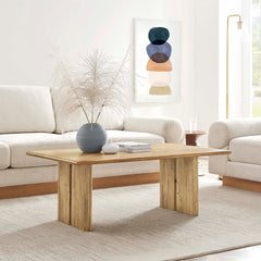 Amistad Oak Wood Coffee Table - Ornate Home