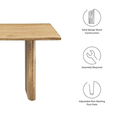 Amistad Oak Wood Coffee Table - Ornate Home