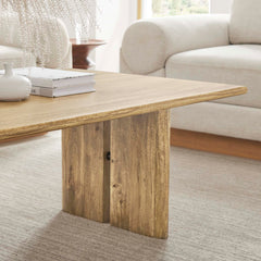 Amistad Oak Wood Coffee Table - Ornate Home