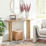 Amistad Oak Wood Console Table - Ornate Home