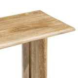Amistad Oak Wood Console Table - Ornate Home