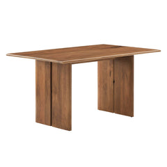 Amistad Walnut 60" Wood Dining Table - Ornate Home