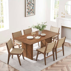 Amistad Walnut 72" Dining Table - Ornate Home
