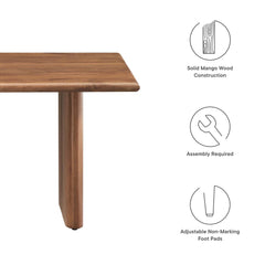 Amistad Walnut Wood Coffee Table - Ornate Home