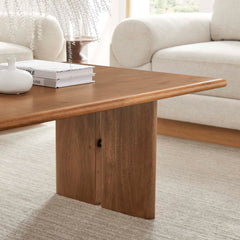 Amistad Walnut Wood Coffee Table - Ornate Home
