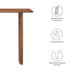 Amistad Walnut Wood Console Table - Ornate Home
