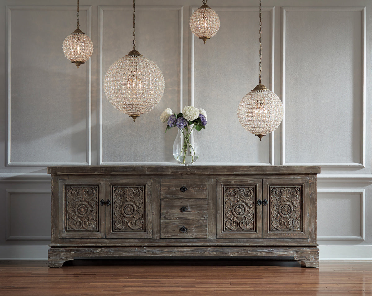 Amita Mocha Sideboard - Ornate Home