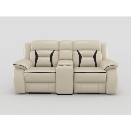 Amite Beige Double Reclining Loveseat - Ornate Home