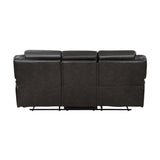 Amite Dark Gray Reclining Sofa & Loveseat - Ornate Home