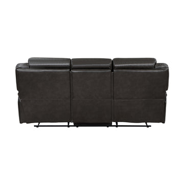 Amite Dark Gray Reclining Sofa & Loveseat - Ornate Home