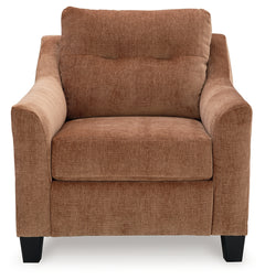 Amity Bay Clay Sofa Chaise Sleeper, 2 Chairs and 2 Ottomans - Ornate Home