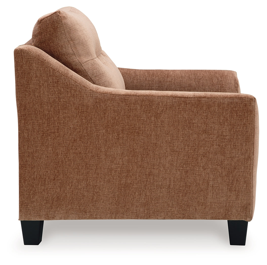 Amity Bay Clay Sofa Chaise Sleeper, 2 Chairs and 2 Ottomans - Ornate Home