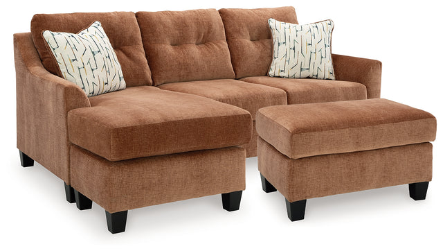 Amity Bay Clay Sofa Chaise and Ottoman (Online Special Price) - Ornate Home