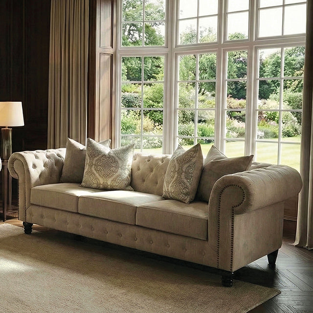 Ammirati Beige Sofa + Loveseat - Ornate Home