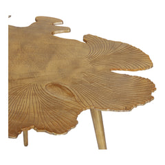Amoeba Gold Side Table - Ornate Home