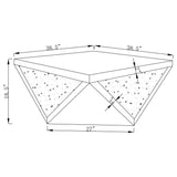 Amore Silver 3-piece Mirrored Coffee and End Table Set - Ornate Home