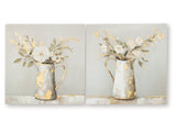 Amoryville Taupe/Green/Gold Finish Wall Art Set (Set of 3) - Ornate Home
