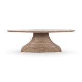 Amra Sandstone Greige Dining Table - Ornate Home