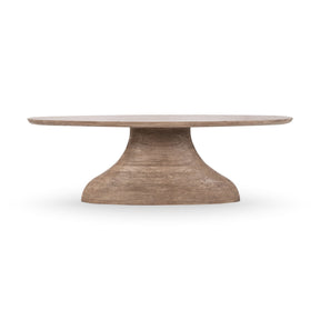 Amra Sandstone Greige Dining Table - Ornate Home
