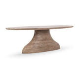 Amra Sandstone Greige Dining Table - Ornate Home