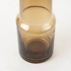 Amrita Golden Brown 11.9"H Glass Vase - Ornate Home