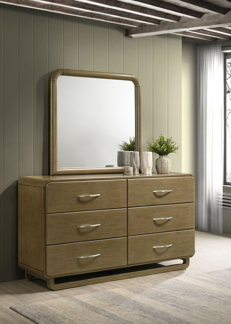Amsbury Nutmeg Dresser and Mirror - Ornate Home
