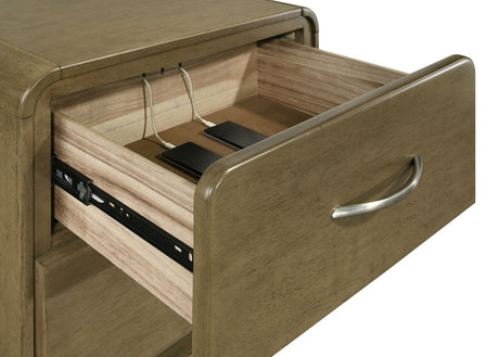 Amsbury Nutmeg Nightstand - Ornate Home